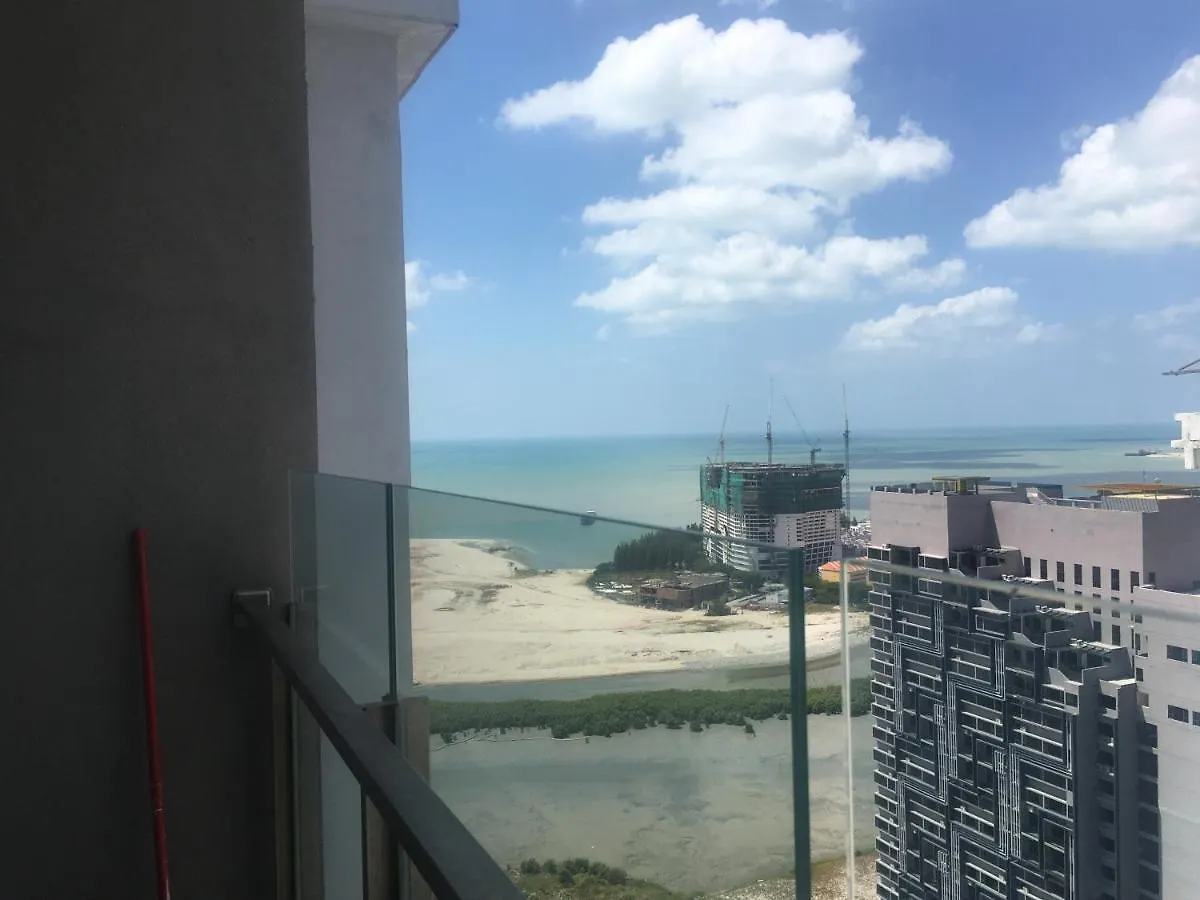 Studio Unit With Seaview & Wifi Malacca Lägenhet